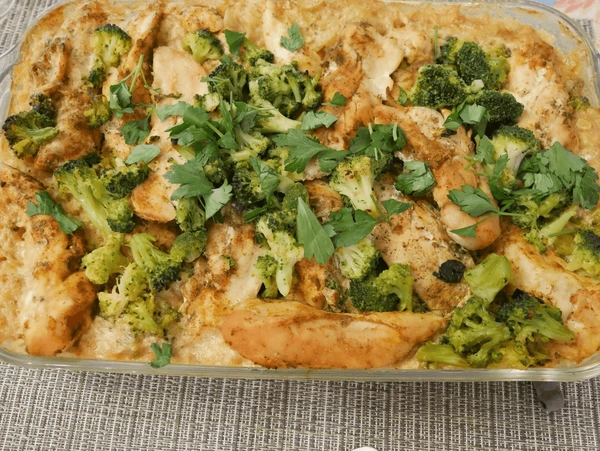 Deliciously Healthy Chicken Broccoli and Cauliflower Casserole Recipe