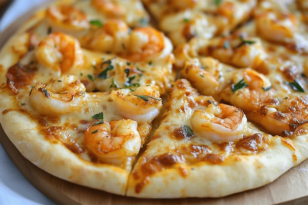 How to Make Garlic Shrimp Pizza 